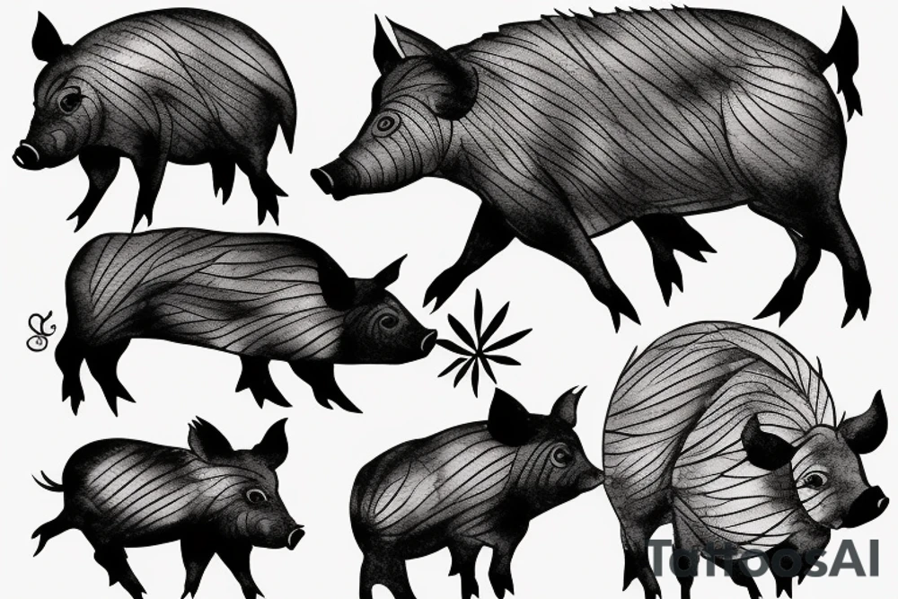 boar tattoo idea