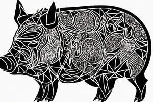 boar tattoo idea