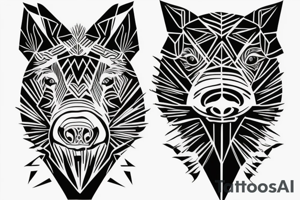 boar tattoo idea