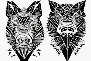 boar tattoo idea