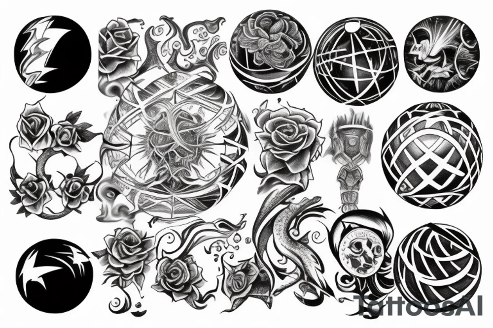 magic sphere tattoo idea