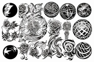 magic sphere tattoo idea