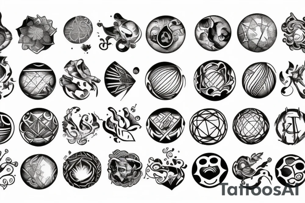magic sphere tattoo idea