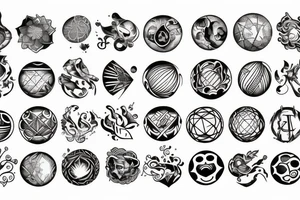 magic sphere tattoo idea
