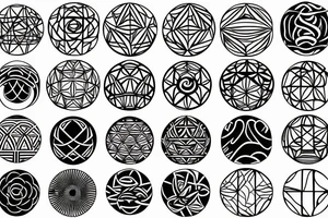 magic sphere tattoo idea
