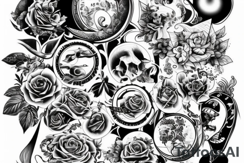 Якорь и мачта tattoo idea
