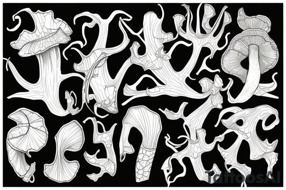 Chanterelle tattoo idea