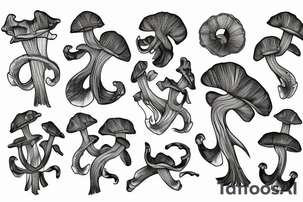 Chanterelle tattoo idea