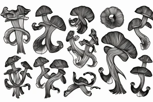 Chanterelle tattoo idea