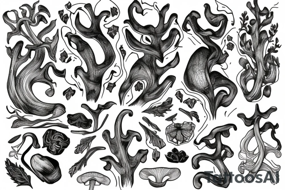 Chanterelle tattoo idea