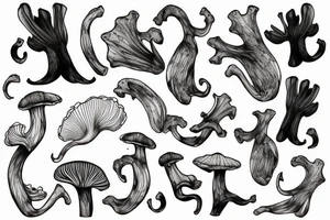 Chanterelle tattoo idea