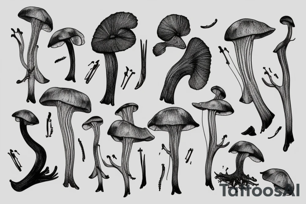 Chanterelle tattoo idea
