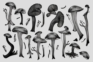 Chanterelle tattoo idea