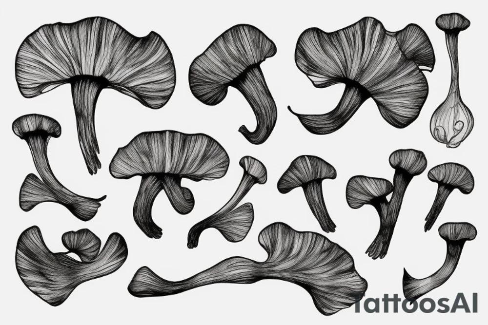 Chanterelle tattoo idea