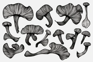 Chanterelle tattoo idea