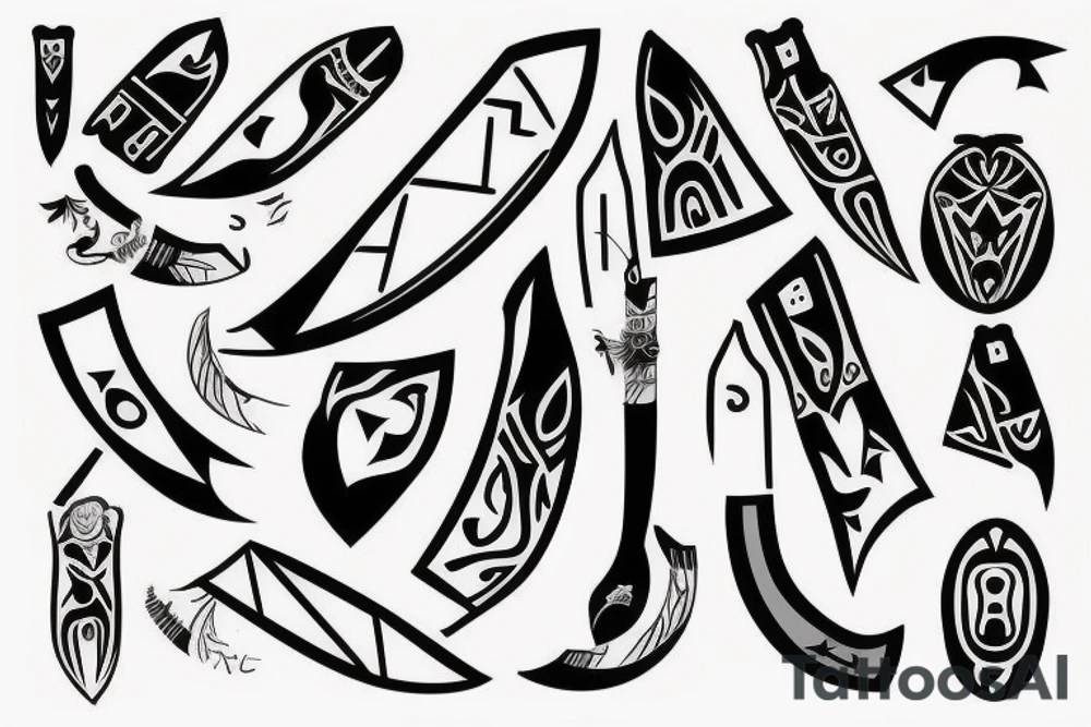 Neolithic knife tattoo idea