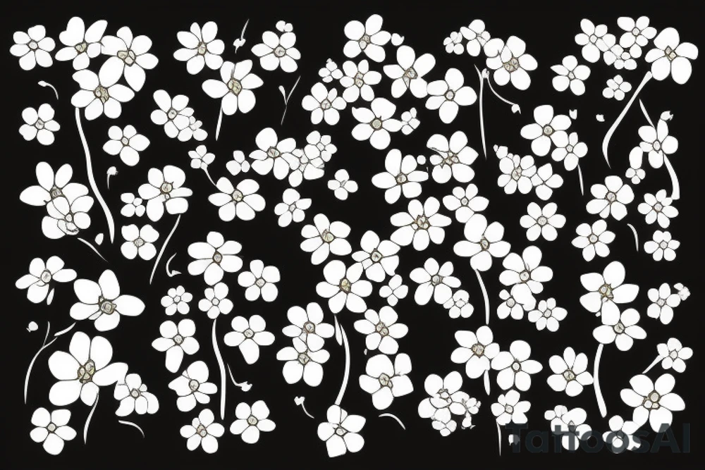 forget-me-not tattoo idea