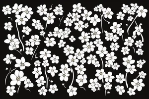 forget-me-not tattoo idea