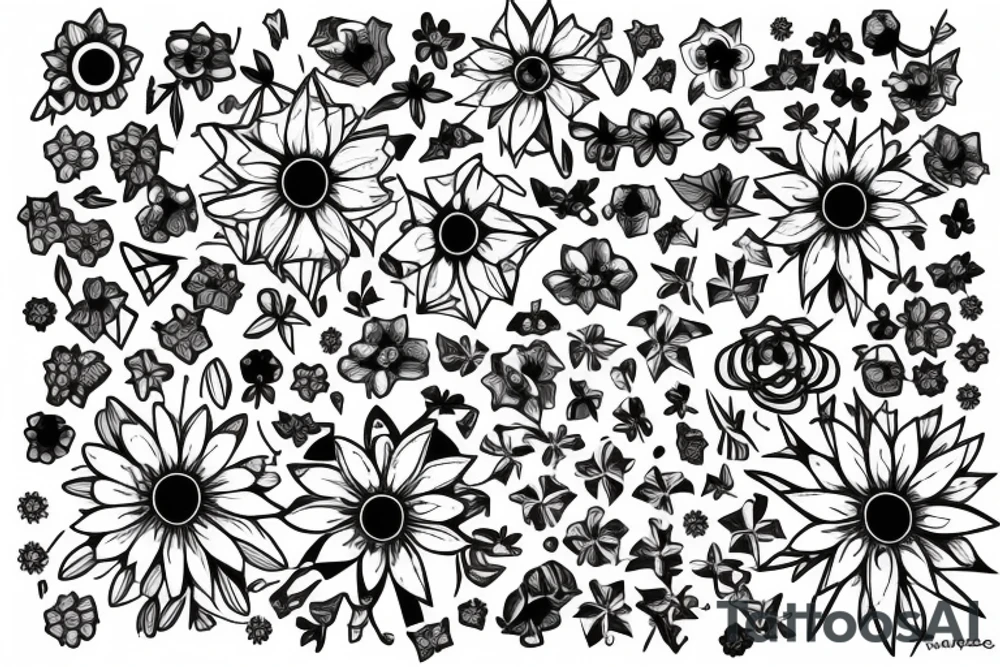 forget-me-not tattoo idea