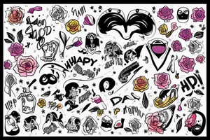 why sad? happy! 2020-2022 tattoo idea