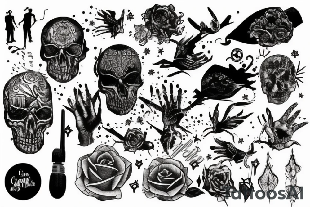 Change with a dark twist tattoo idea
