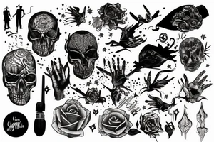 Change with a dark twist tattoo idea