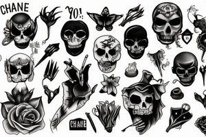 Change with a dark twist tattoo idea