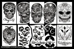 Change with a dark twist tattoo idea
