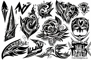 no sharp lines tattoo idea
