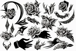 no sharp lines tattoo idea