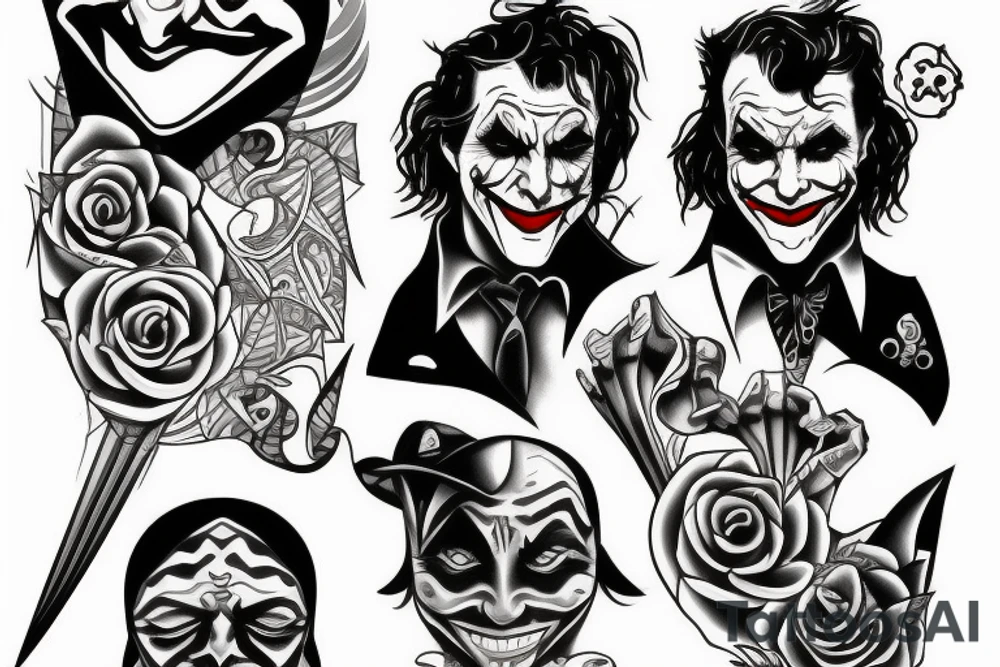 Joker betman tattoo idea