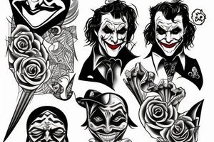 Joker betman tattoo idea