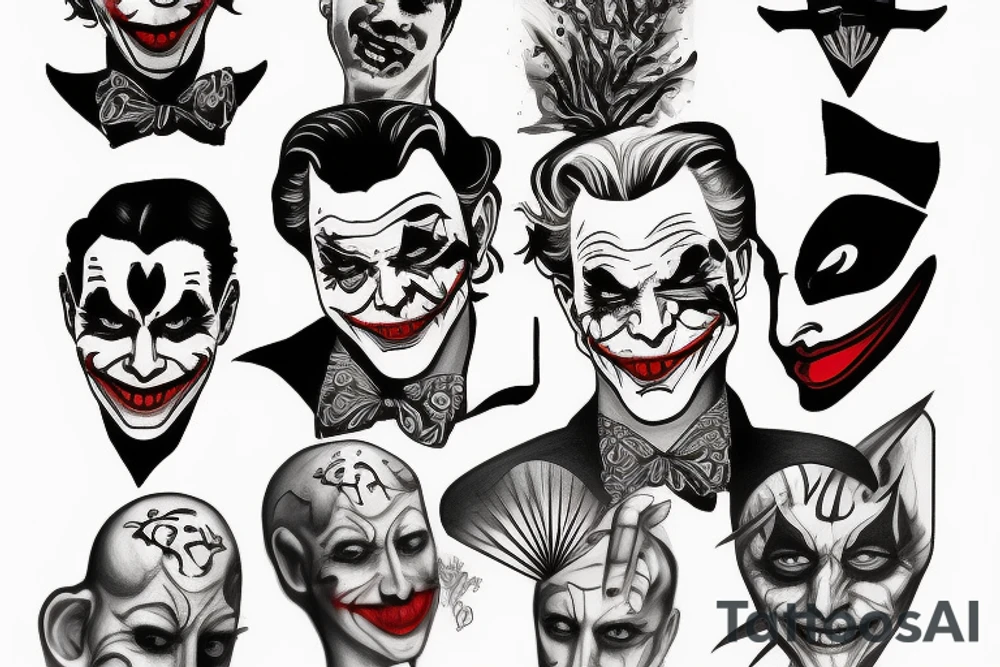 Joker betman tattoo idea