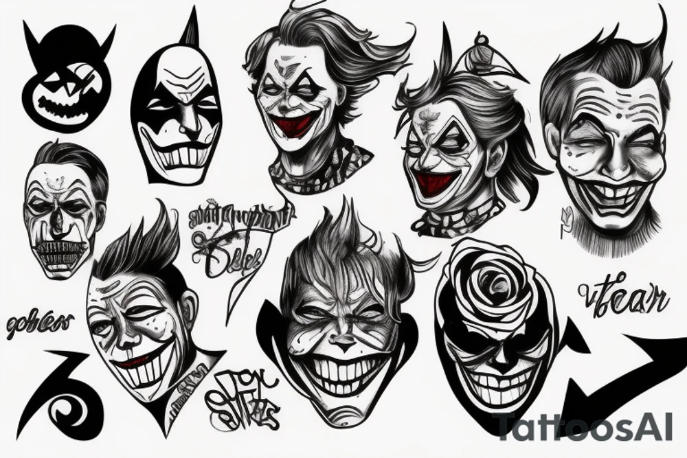 Jokerbetman tattoo idea