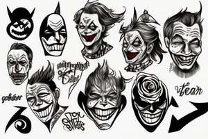 Jokerbetman tattoo idea