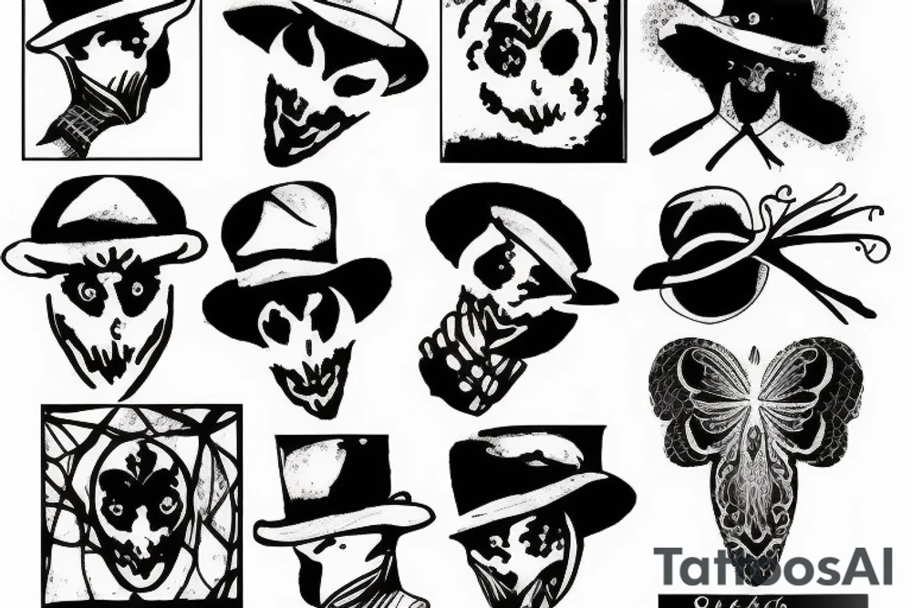 Rorschach tattoo idea
