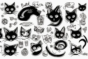 BadCat tattoo idea