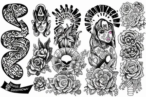 rainbow tattoo idea