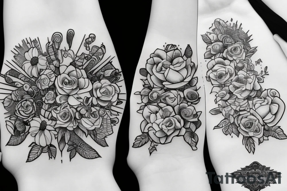 rainbow lesbian happy sunshine tattoo idea