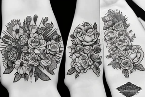 rainbow lesbian happy sunshine tattoo idea