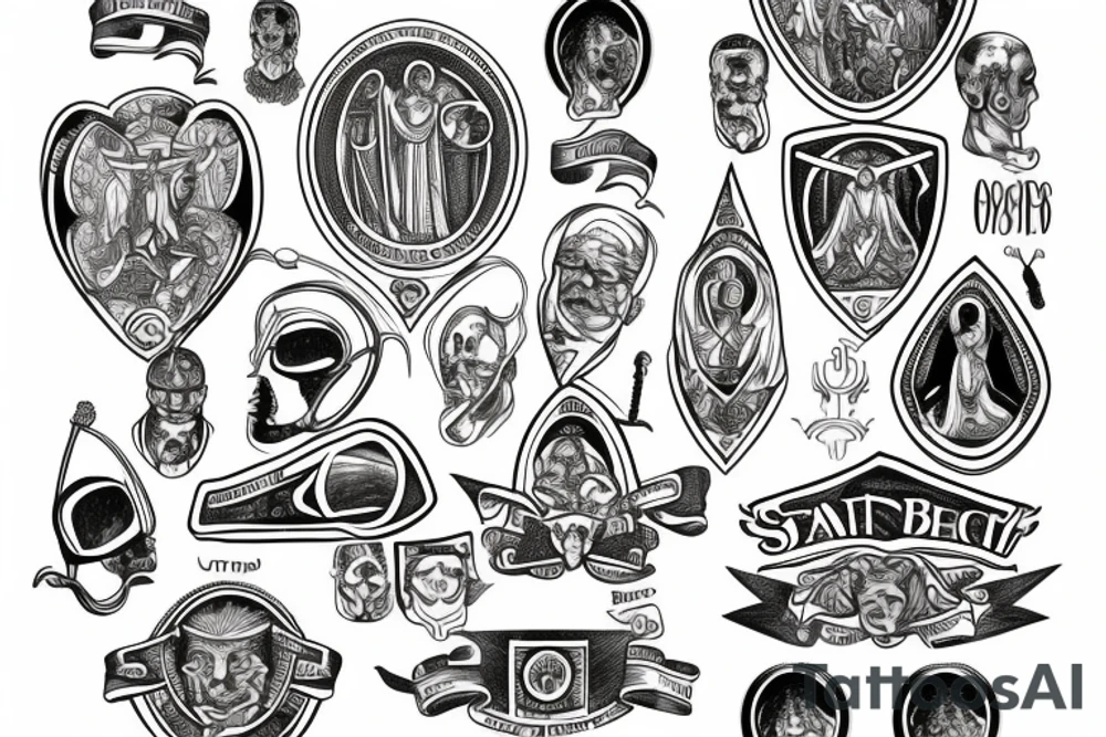 saint benedict tattoo idea