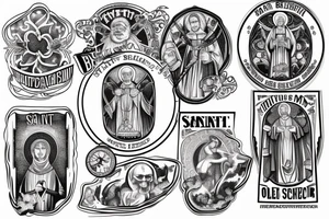 saint benedict tattoo idea