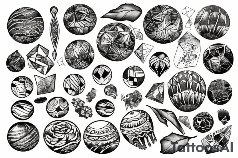 crystal ball tattoo idea