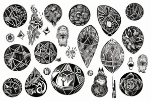 crystal ball tattoo idea