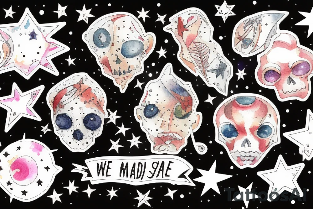 we are made of stars tattoo idea