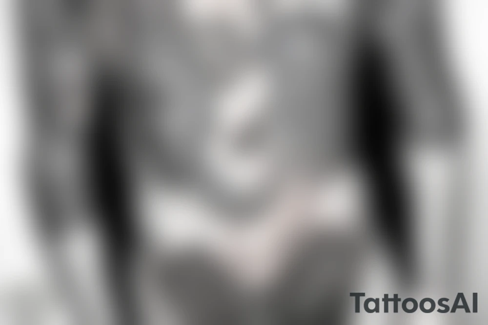 tattoo on the lower abdomen in the style of mehendi with the zodiac sign of scorpio and libra tattoo idea