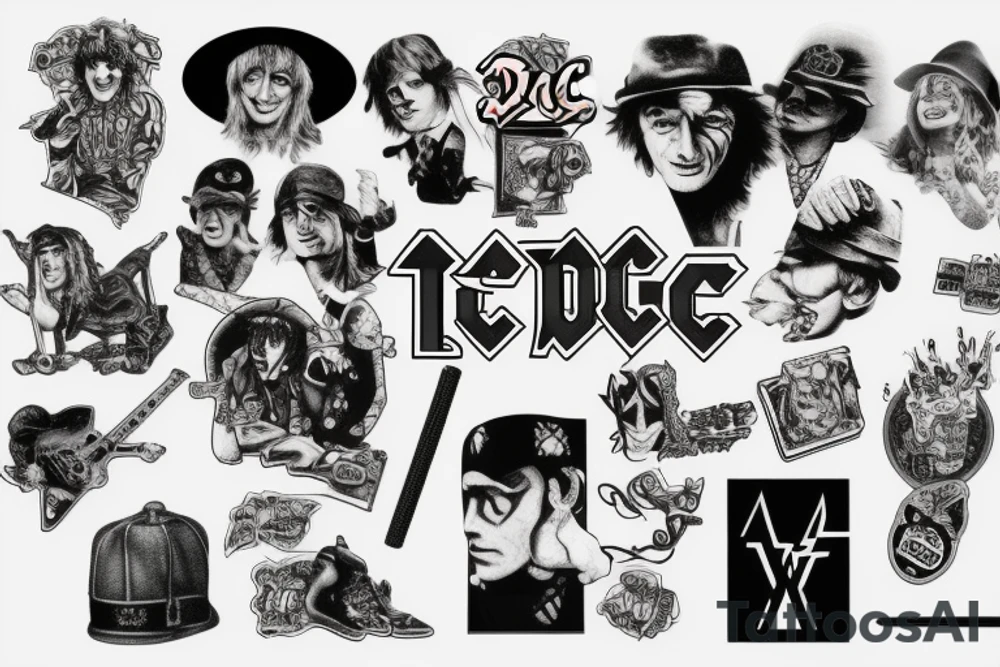 AC DC tattoo idea