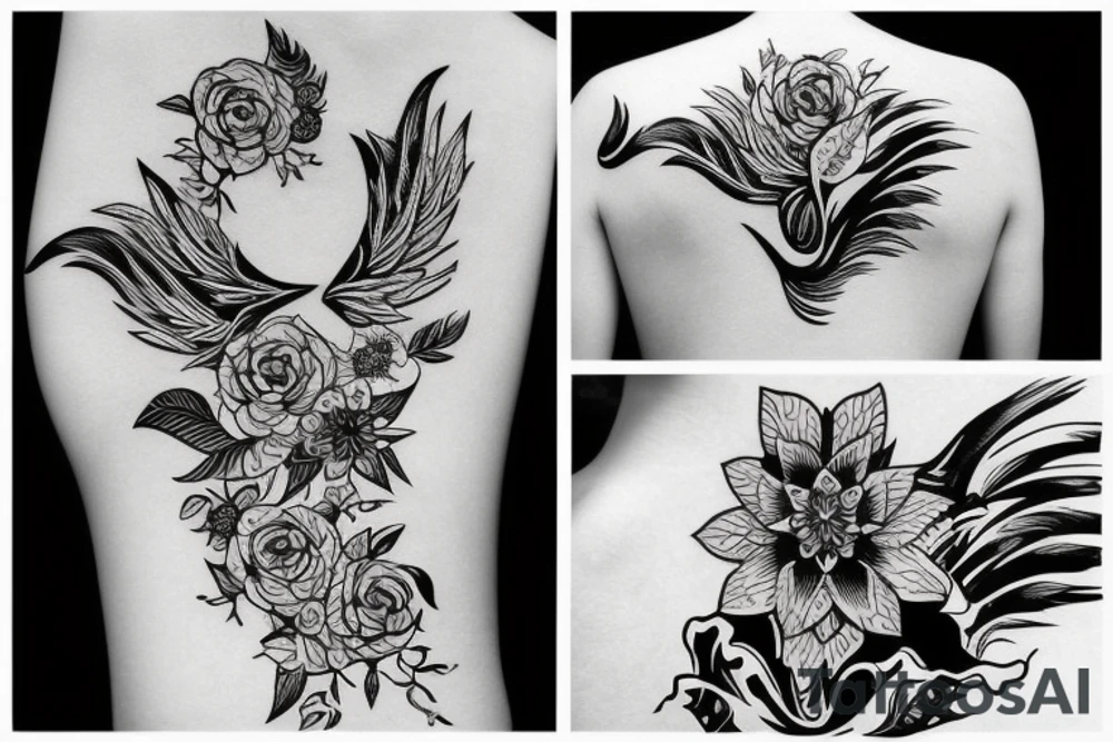 Ночь лес tattoo idea