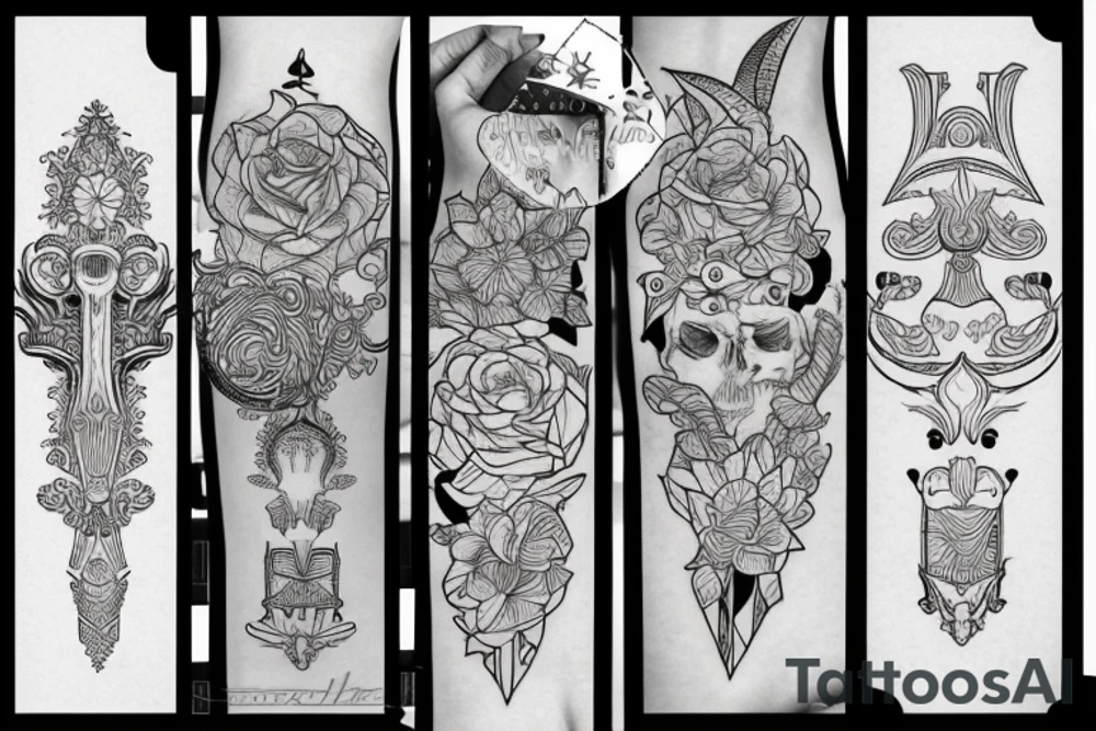 молния tattoo idea