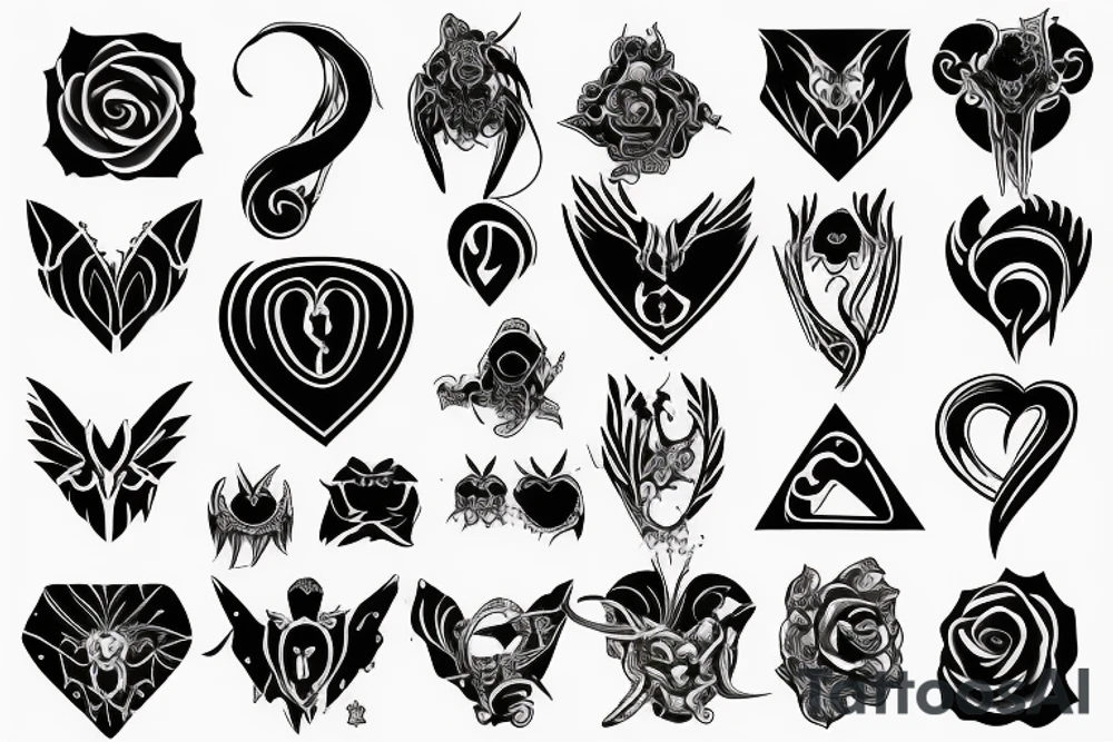 Daemon love tattoo idea